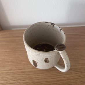 B�nnekop med stor kaffeb�nne